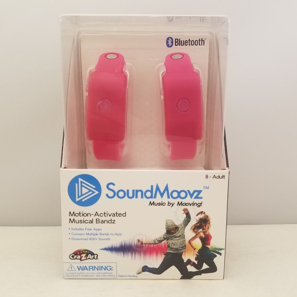SoundMoovz Motion-Activated Musical Bandz by Cra-Z-Art | 66003 PINK